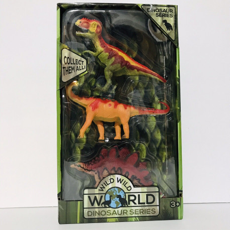 Pack 3 dinosarios Wild Wild World