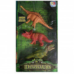 Pack 3 dinosarios Wild Wild World