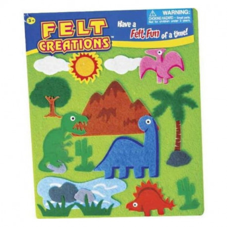 Juego de Fieltro dinosaurios