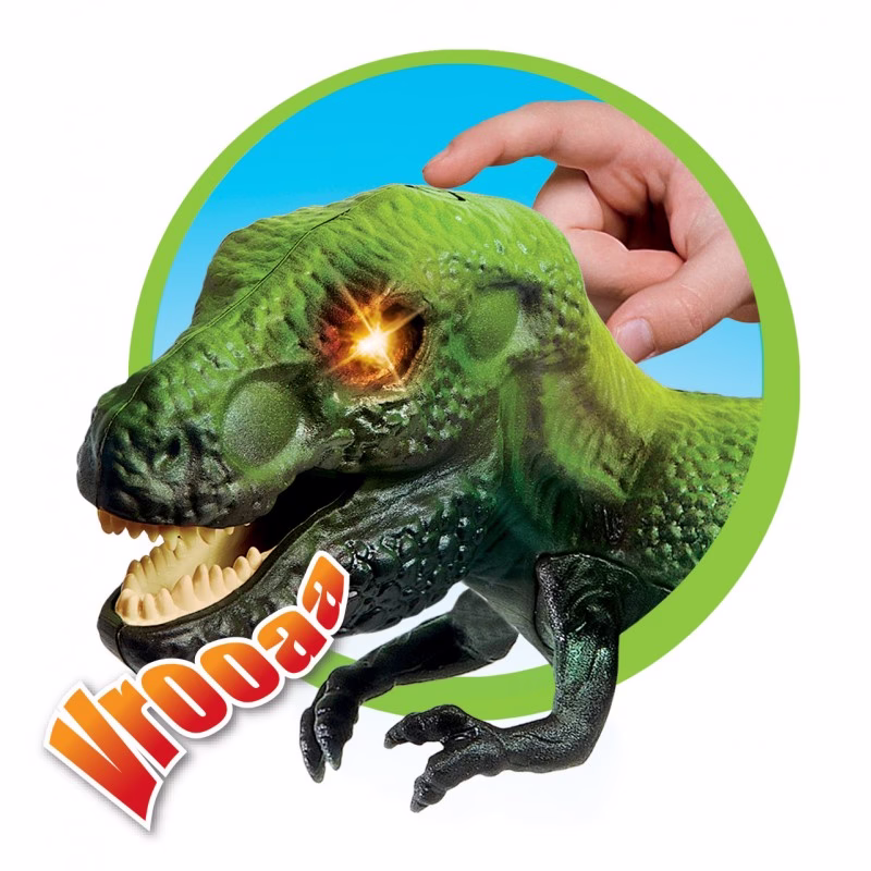 T-rex con luces y sonidos
