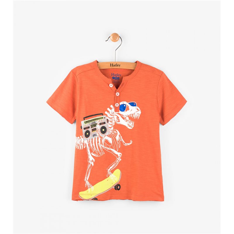 Hatley Camiseta de dinsoaurios infantil T-rex