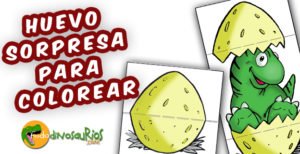 Manualidades para niños sobre dinosaurios. Huevo de dinosaurio