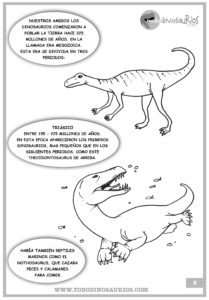 Dibujos de dinosaurios para colorear